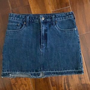 Free People Denim Mini Skirt
